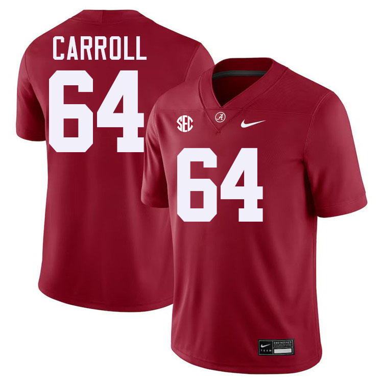 Michael Carroll Alabama Jersey,University Of Alabama Crimson Tide Football Jersey,Uniforms-Crimson